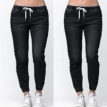 Load image into Gallery viewer, Skinny Middle Waist Ladies Lantern Jeans