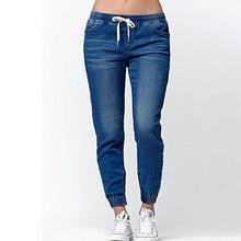 Load image into Gallery viewer, Skinny Middle Waist Ladies Lantern Jeans