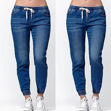 Load image into Gallery viewer, Skinny Middle Waist Ladies Lantern Jeans