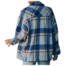 Load image into Gallery viewer, New Women&#39;s New Jacket Casual Fashion Woolen Jacket Plaid Shirt