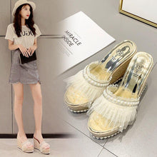 Load image into Gallery viewer, New Women's Sandals Shoes Pearl High Heel Women Pumps - Sophornlilly