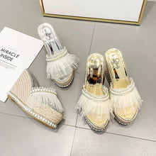 Load image into Gallery viewer, New Women's Sandals Shoes Pearl High Heel Women Pumps - Sophornlilly