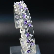 Load image into Gallery viewer, New arrival Bracelets For women Green Cubic Zirconia Silver Color