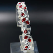 Load image into Gallery viewer, New arrival Bracelets For women Green Cubic Zirconia Silver Color