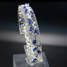 Load image into Gallery viewer, New arrival Bracelets For women Green Cubic Zirconia Silver Color