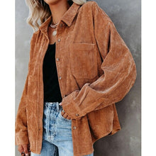 Load image into Gallery viewer, New style Spring Autumn Women's Shirt Solid Color Lapel Casual
