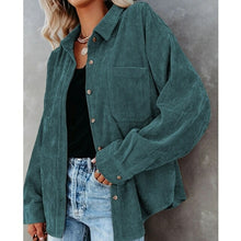 Load image into Gallery viewer, New style Spring Autumn Women's Shirt Solid Color Lapel Casual