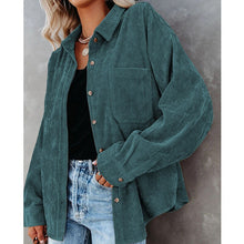 Load image into Gallery viewer, New style Spring Autumn Women's Shirt Solid Color Lapel Casual