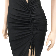 Load image into Gallery viewer, Pleated Backless Polyester Sexy Club Sleeveless Casual Bodycon - Sophornlilly