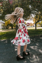 Load image into Gallery viewer, Printed Mother Daughter Flower Dress
