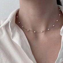 Load image into Gallery viewer, Simple Baroque Pearl Choker Necklaces For Women Bead Gold Color - Sophornlilly