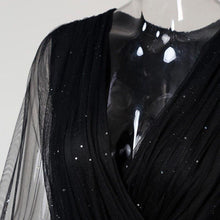 Load image into Gallery viewer, Spring New Style Zipper Solid Color V Neck Lace Splicing Long - Sophornlilly