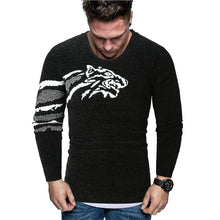 Load image into Gallery viewer, Spring and Autumn New Men's Animal Pattern Design Round Collar