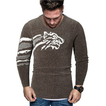 Load image into Gallery viewer, Spring and Autumn New Men's Animal Pattern Design Round Collar
