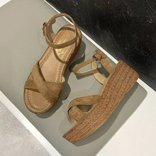 Load image into Gallery viewer, Summer Gladiator Sandals Women Shoes High Heel Buckle Strap Shoes