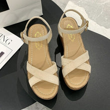 Load image into Gallery viewer, Summer Gladiator Sandals Women Shoes High Heel Buckle Strap Shoes
