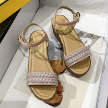 Load image into Gallery viewer, Summer Gladiator Sandals Women Shoes High Heel Buckle Strap Shoes