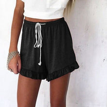 Load image into Gallery viewer, Summer Home Women Casual Shorts High Waist Elastic Drawstring