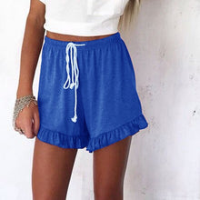 Load image into Gallery viewer, Summer Home Women Casual Shorts High Waist Elastic Drawstring