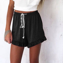 Load image into Gallery viewer, Summer Home Women Casual Shorts High Waist Elastic Drawstring