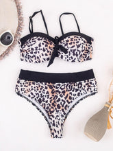 Load image into Gallery viewer, Summer Leopard Bikini Swimsuit Women Swimwear Push Up Bikinis Set - Sophornlilly