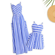 Load image into Gallery viewer, Summer Mother Daughter Matching Dresses Family Set Mom Baby Mommy