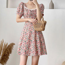 Load image into Gallery viewer, Summer New Fashion Sexy Mini Dress Female Short Sleeve Printed - Sophornlilly