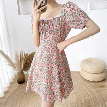 Load image into Gallery viewer, Summer New Fashion Sexy Mini Dress Female Short Sleeve Printed - Sophornlilly