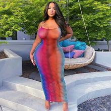 Load image into Gallery viewer, Summer New Holiday Sexy Sling Dress Slim Skirt Backless Spaghetti