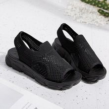 Load image into Gallery viewer, Summer New Sandals Women Woven Mesh Flat Beach Shoes Fashion - Sophornlilly