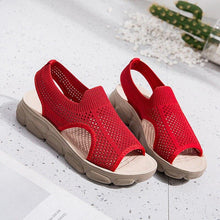 Load image into Gallery viewer, Summer New Sandals Women Woven Mesh Flat Beach Shoes Fashion - Sophornlilly