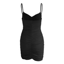 Load image into Gallery viewer, Summer Sexy Low Cut Sling Bag Hip Fold Dress - Sophornlilly