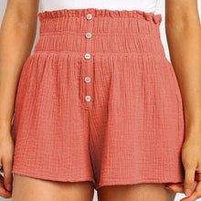 Load image into Gallery viewer, Summer Shorts Women Fashion Design Loose High Waist Buttons Thin - Sophornlilly