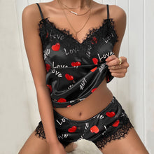 Load image into Gallery viewer, Summer Sleepwear Women Pajama Sets Sleepwear Fashion Heart Dot