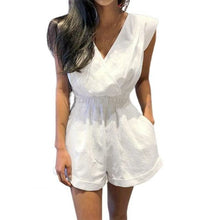 Load image into Gallery viewer, Summer Romper Playsuit V Neck