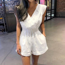 Load image into Gallery viewer, Summer Romper Playsuit V Neck