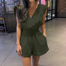 Load image into Gallery viewer, Summer Romper Playsuit V Neck