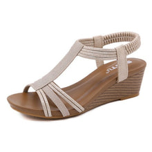 Load image into Gallery viewer, Summmer Shoes Women Wedges Sandals Elegant Ladies Summer Holiday