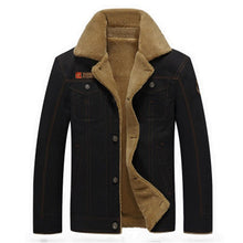 Load image into Gallery viewer, Winter Bomber Jacket Men Air Force Pilot Jacket Warm Men Fur