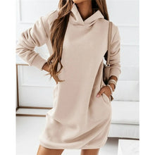 Load image into Gallery viewer, Women's Dress Oversized Loose Long Sleeve O neck