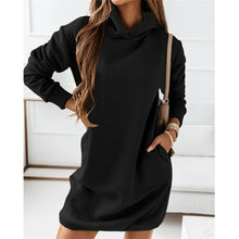 Load image into Gallery viewer, Women's Dress Oversized Loose Long Sleeve O neck
