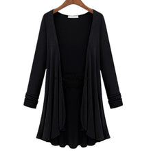 Load image into Gallery viewer, Women Cardigan Solid Casual Long Sweater Ladies Soft Comfortable