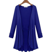 Load image into Gallery viewer, Women Cardigan Solid Casual Long Sweater Ladies Soft Comfortable