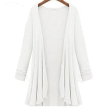 Load image into Gallery viewer, Women Cardigan Solid Casual Long Sweater Ladies Soft Comfortable