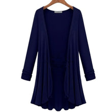 Load image into Gallery viewer, Women Cardigan Solid Casual Long Sweater Ladies Soft Comfortable