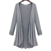 Load image into Gallery viewer, Women Cardigan Solid Casual Long Sweater Ladies Soft Comfortable