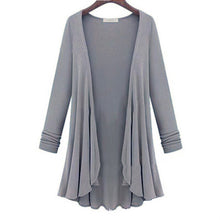 Load image into Gallery viewer, Women Cardigan Solid Casual Long Sweater Ladies Soft Comfortable