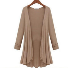 Load image into Gallery viewer, Women Cardigan Solid Casual Long Sweater Ladies Soft Comfortable