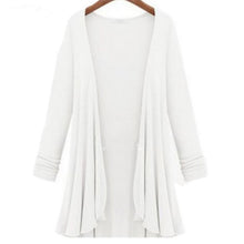 Load image into Gallery viewer, Women Cardigan Solid Casual Long Sweater Ladies Soft Comfortable