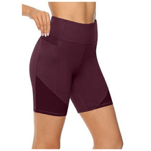 Load image into Gallery viewer, Women Leggings High Waist Short Abdomen Control Training Running